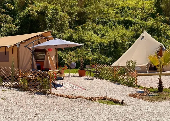 Glamping La Yurta Nel Luxe Glampingtent Luxusní stan *