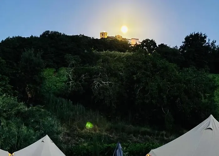 Luxusní stan Glamping La Yurta Nel Luxe Glampingtent *